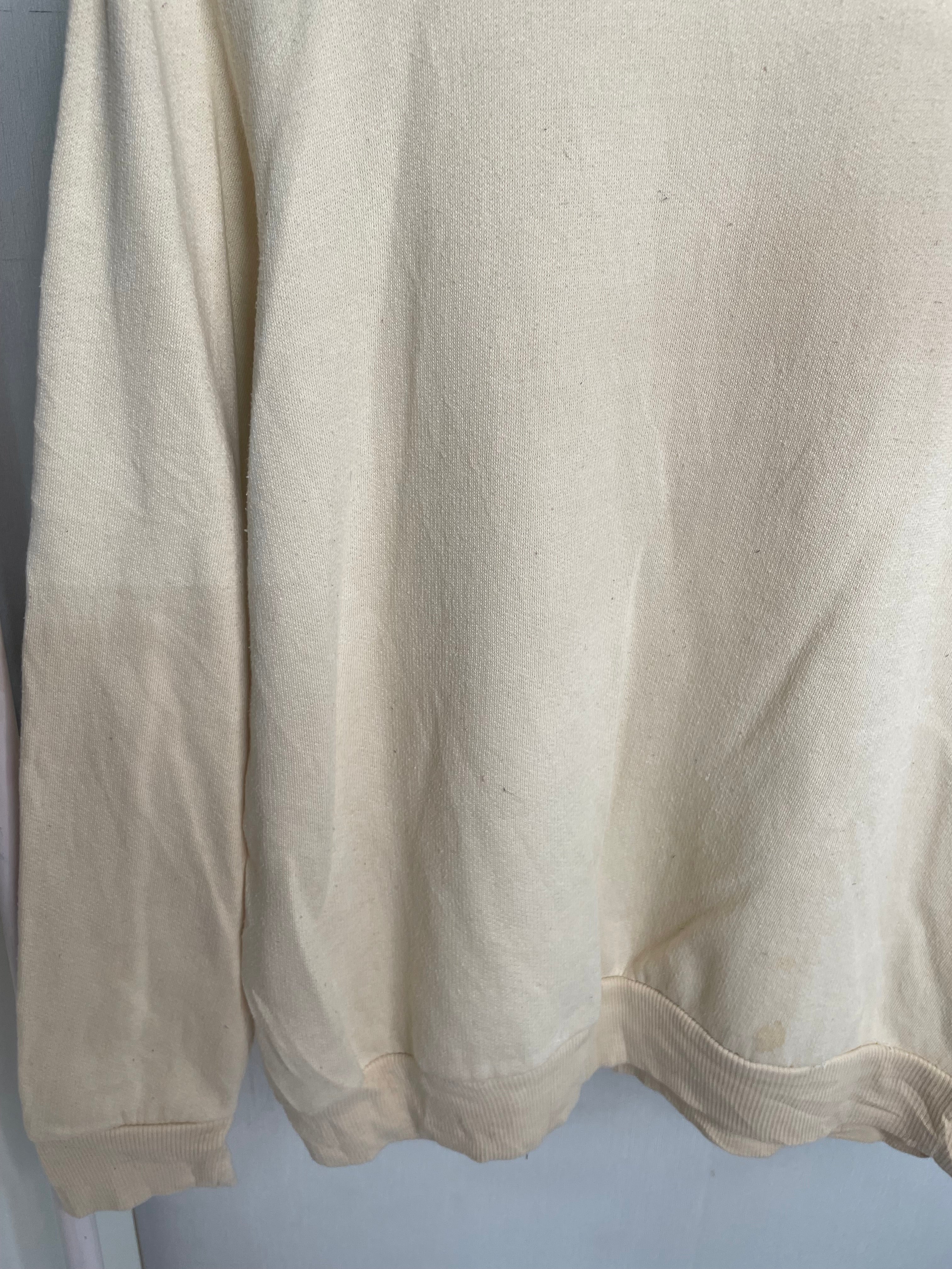 SOFT CREAM SWEATSHIRT - BUST 42 - Image 3